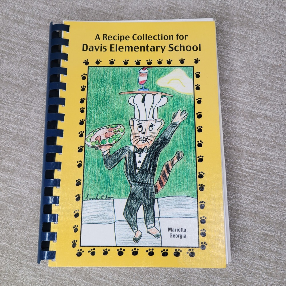 Morris‎ Press Cookbook Davis Elementary School Recipe Marietta GA Spiral